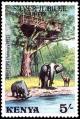 Colnect-4501-127-Treetops-Hotel-African-Elephant-Loxodonta-africana-Rhino.jpg
