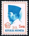 Colnect-2197-883-President-Sukarno---Overprinted--65-_-Sen.jpg