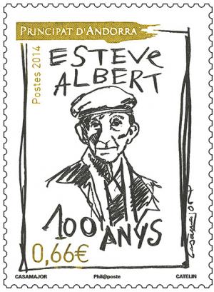 Colnect-2397-953-100th-anniversary-of-Esteve-Albert--s-birth.jpg