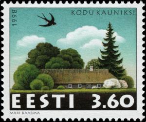 Colnect-4855-814-Traditional-Estonian-Farmhouse---Barn-Swallow-Hirundo-rusti.jpg