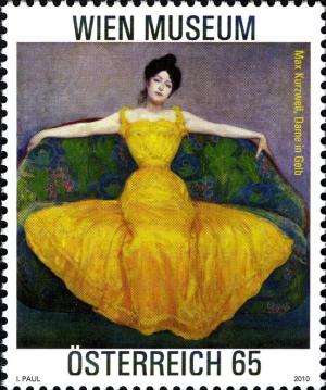 Colnect-1091-589-Wien-Museum---Max-Kurzweil----Lady-in-Yellow-.jpg