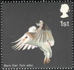 Colnect-1800-068-Barn-Owl-Tyto-alba-with-folded-Wings-and-Legs-down.jpg