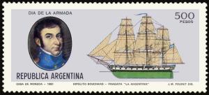 Colnect-4716-382-Navy-Day---Fragata--quot-La-Argentina-quot---amp--Captain-H-Bouchard.jpg