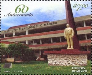 Colnect-2450-988-60th-Anniversary-Of-Technological-Institute-Of-Ciudad-Madero.jpg