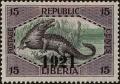 Colnect-5267-163-Nile-Crocodile-Crocodylus-niloticus---Overprint-1921.jpg
