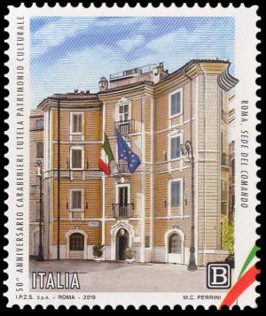 Colnect-5940-753-Cultural-Protection-Force-Headquarters-Rome.jpg