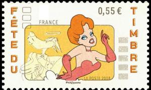 Colnect-1052-570-Stamp-Day--Red-haired-woman.jpg
