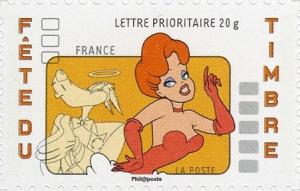 Colnect-1119-071-Stamp-Day--Red-haired-woman.jpg