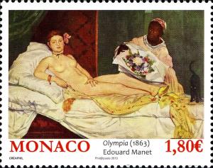 Colnect-2371-940--bdquo-Olympia-ldquo--painting-by-Edouard-Manet.jpg