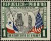 Colnect-3809-934-Old-Panama-Cathedral-Tower-and-Statue-of-Liberty.jpg