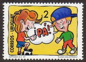Colnect-1461-711-Girl-and-boy-watching-a-stamp.jpg