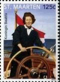 Colnect-2624-019-Queen-Beatrix-at-ship-s-wheel.jpg