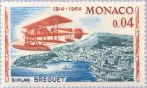 Colnect-147-956-Plane--quot-Breguet-quot--over-Monte-Carlo.jpg
