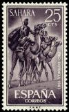 Colnect-1395-072-Dromedary-Camelus-dromedarius-with-Riders.jpg