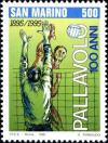 Colnect-1179-417-Centenary-of-volleyball.jpg
