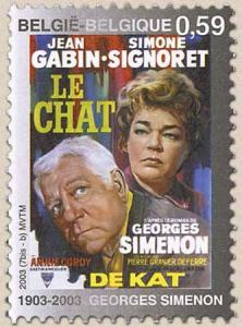 Colnect-563-580-100th-Birthday-Georges-Simenon-Le-chat---De-kat.jpg