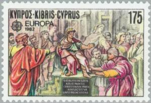 Colnect-175-281-EUROPA-CEPT-1982---Conversion-of-Sergios-Pavlos-to-Christian.jpg
