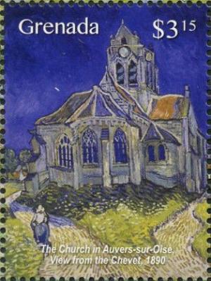 Colnect-3181-630-The-church-in-Auvers-sur-Oise-by-Vincent-Van-Gogh.jpg