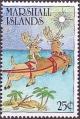 Colnect-3100-575-Reindeer-and-outrigger-canoe.jpg