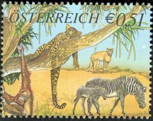 Colnect-703-020-Zebra-Equus-sp-Lioness-Panthera-leo-Orangutan-Pongo-.jpg