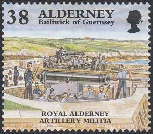 Colnect-5222-761-Forts---Royal-Alderney-Artillary-Militia-loading-Cannon.jpg