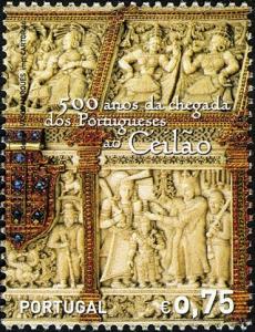Colnect-575-172-500th-Anniversary-of-the-arrival-of-the-Portuguese-in-Ceylon.jpg
