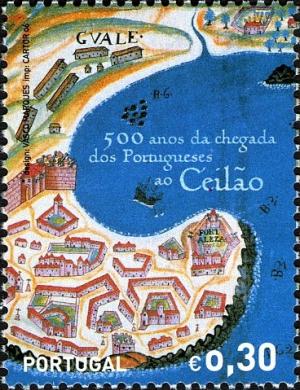 Colnect-575-171-500th-Anniversary-of-the-arrival-of-the-Portuguese-in-Ceylon.jpg