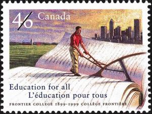 Colnect-587-451-Frontier-College-1899-1999-Education-for-all.jpg