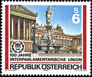 Colnect-5981-179-Centenary-of-the-Interparlamentarian-Union-IPU.jpg