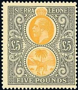 Colnect-5929-131-King-Georg-V-and-African-Elephant-Loxodonta-africana.jpg
