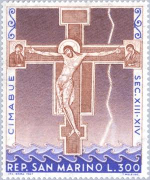 Colnect-171-566-Crucifix-of-Santa-Croce-by-Cimabue.jpg