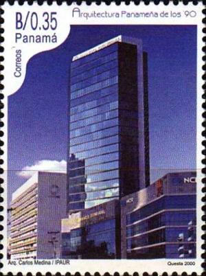 Colnect-4133-316-Building-of-the-Bank-of-Panama-1995.jpg