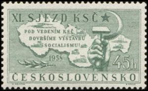 Colnect-448-459-11th-Congress-of-Czechoslovak-Communist-Party.jpg
