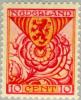 Colnect-166-636-Rose--amp--coat-of-arms-of-Zuid-Holland-province.jpg
