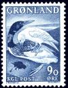 Colnect-1644-595-Great-Northern-Loon-Gavia-immer-Common-Raven-Corvus-cora.jpg