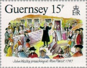 Colnect-126-005-John-Wesley-preaching-at-Mon-Plaisir-StPeter-Port-1787.jpg