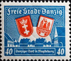 Colnect-2604-309-Coats-of-arms-of-Danzig-and-Magdeburg-Danzig-village-in-Mag.jpg