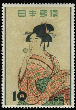 Colnect-3924-578--Young-woman-blowing-a-glass-toy--by-Kitagawa-Utamaro.jpg