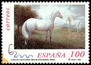 Colnect-3125-452-Carthusian-Horse-Equus-ferus-caballus.jpg