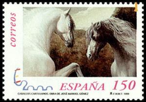 Colnect-3125-453-Carthusian-Horse-Equus-ferus-caballus.jpg