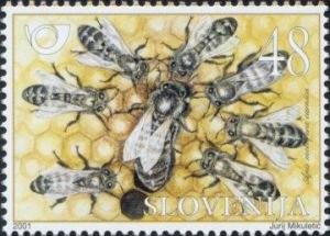 Colnect-697-349-Fauna-Honeybees---Queen-Bee.jpg