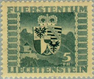 Colnect-131-861-Arms-of-Liechtenstein-and-Vaduz-Castle.jpg