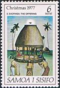 Colnect-2224-778-People-bringing-gifts-to-Holy-Family-in-Samoan-hut.jpg