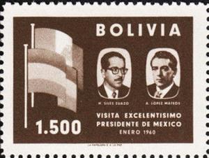 Colnect-2540-730-Presidents-HSiles-Zuazo-and-ALopez-Mateos.jpg