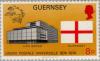 Colnect-125-634-UPU-Building--amp--Guernsey-Flag.jpg