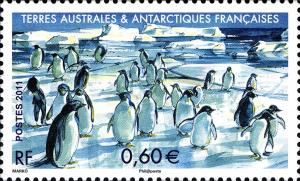 Colnect-2309-633-Penguins-in-icy-coastline.jpg
