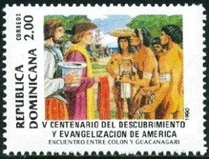 Colnect-2936-678-Columbus-talking-with-Guacanagari-Indians.jpg