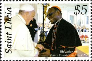 Colnect-3058-982-Elevation-of-His-Eminence-Kelvin-Edward-Cardinal-Felix.jpg