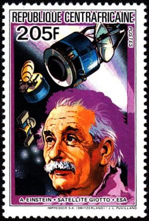 Colnect-3930-628-A-Einstein-and-satellite-Giotto.jpg