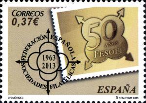 Colnect-1916-338-50th-anniversary-Spanish-Federation-of-Philatelic-Sociaty.jpg